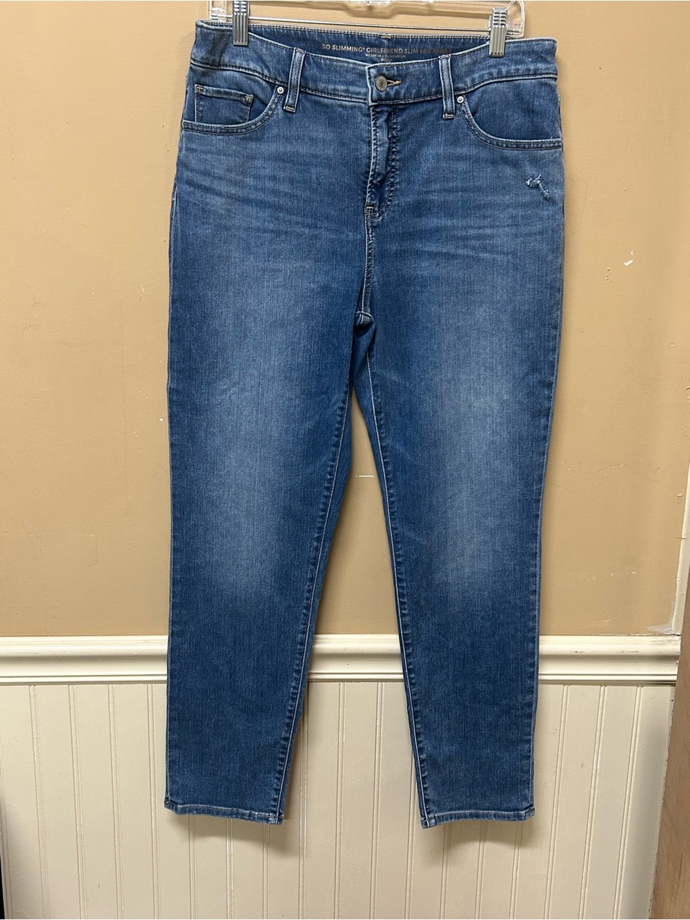 Chico's So Slimming Girlfriend Slim Leg Ankle Jeans Medium Wash Size 1.5R US 10